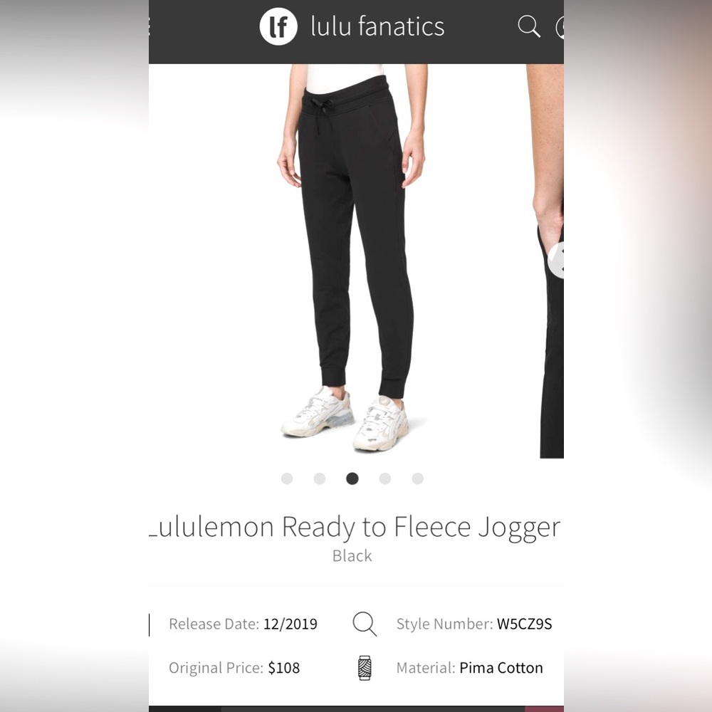 NWOT! Sz.6 Lululemon Joggers